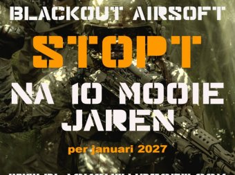 BLACKOUT AIRSOFT STOPT